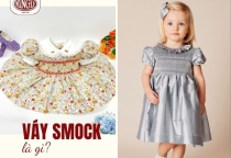 Váy smock là gì? 7 mẫu váy smock xuất khẩu cho bé gái cực xinh