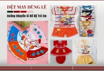 Xưởng Chuyên Sỉ Đồ Bộ Trẻ Em: 10 Mẫu Khiến Các Shop 'Cháy Hàng'