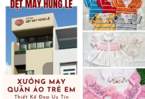 Xưởng May Quần Áo Trẻ Em Thiết Kế Đẹp – Đa Dạng Mẫu Mã Hot Trend