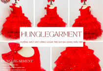 XƯỞNG MAY VÁY CÔNG CHÚA TRẺ EM – THIẾT KẾ SANG TRỌNG, CHẤT LIỆU CAO CẤP