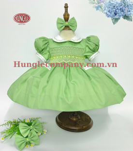 ĐẦM SMOCKING COTTON SATIN LỤA