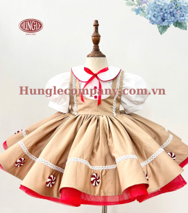 ĐẦM PHONG CÁCH HOÀNG GIA ĐÍNH KẸO.