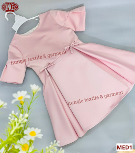 Đầm Thời Trang Cao Cấp Phong Cách Hoàng Gia Cho Bé Gái MED1
