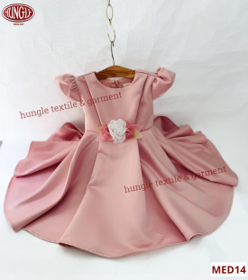 Đầm Thời Trang Cao Cấp Phong Cách Hoàng Gia Cho Bé Gái MED14