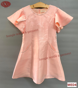 Đầm Thời Trang Cao Cấp Phong Cách Hoàng Gia Cho Bé Gái MED4