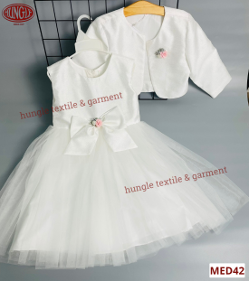 Đầm Thời Trang Cao Cấp Phong Cách Hoàng Gia Cho Bé Gái MED42