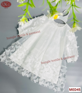 Đầm Thời Trang Cao Cấp Phong Cách Hoàng Gia Cho Bé Gái MED45