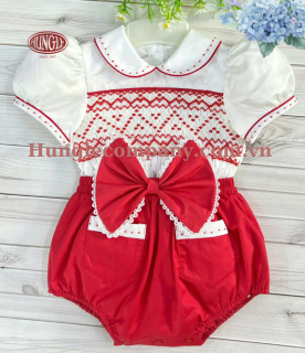 SET BỘ TRẺ NEWBORN THÊU SMOCK