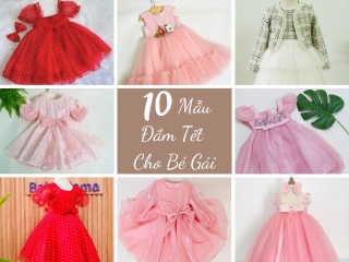Gợi Ý 10 Mẫu Đầm Tết Cho Bé Gái Thỏa Sức Du Xuân