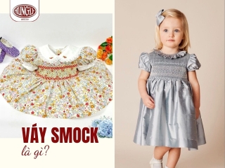 Váy smock là gì? 7 mẫu váy smock xuất khẩu cho bé gái cực xinh