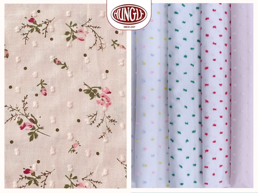 Dệt May Hùng Lê chuyên bán vải cotton thêu chất lượng cao