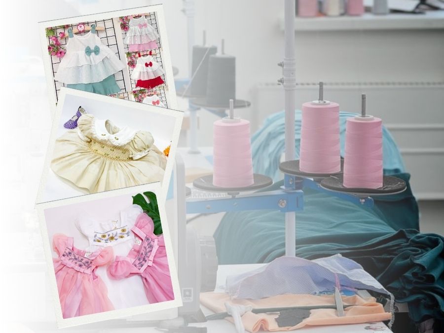 Các hình thức gia công quần áo trẻ em phổ biến