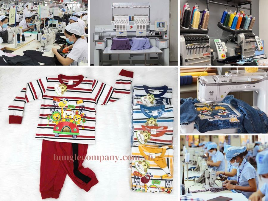 Chọn xưởng may quần áo trẻ em thiết kế đẹp là một lợi thế