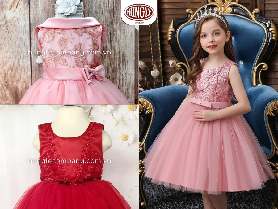 Đầm phong cách hoàng gia xuất khẩu hot như thế nào?