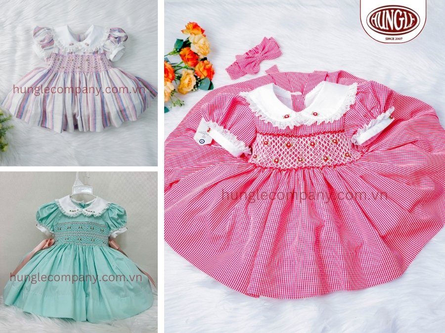 Đầm smock xuất khẩu đang là một xu hướng thời trang hot