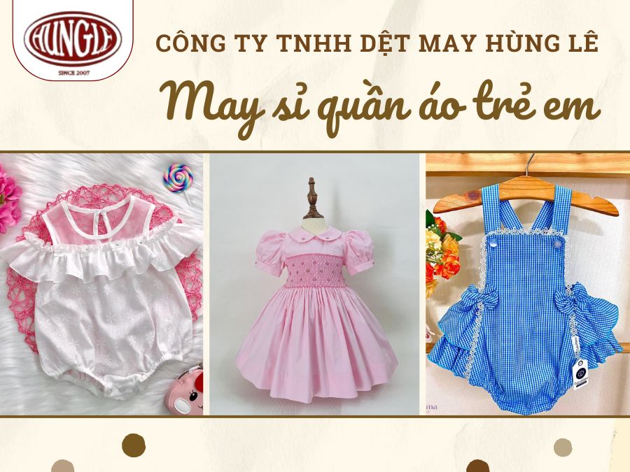Dệt May Hùng Lê - Đối tác may sỉ quần áo thời trang trẻ em uy tín, chất lượng