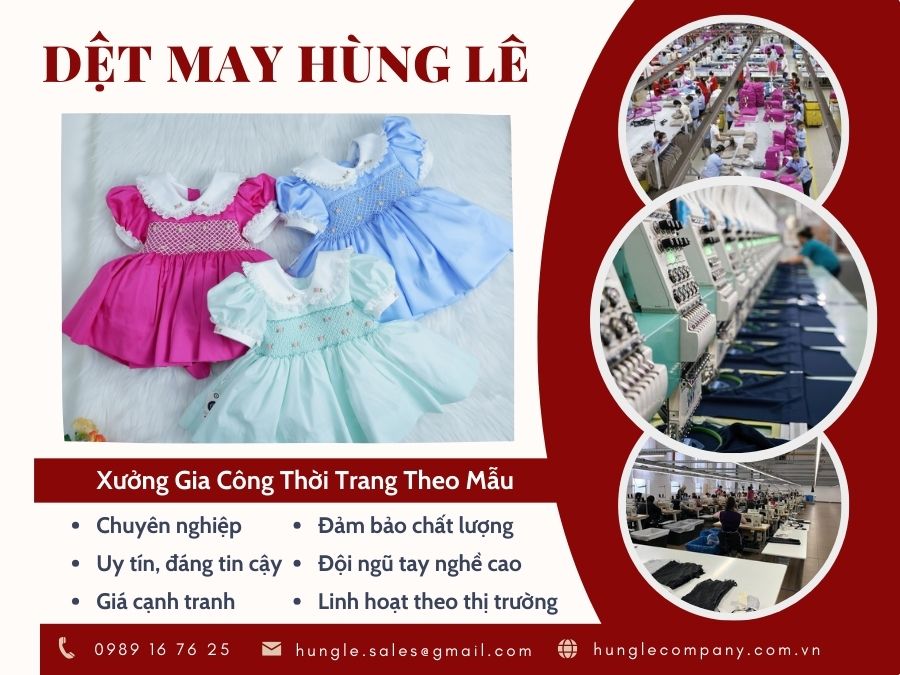 Dệt May Hùng Lê tự hào là một trong những xưởng gia công thời trang uy tín, chất lượng hàng đầu