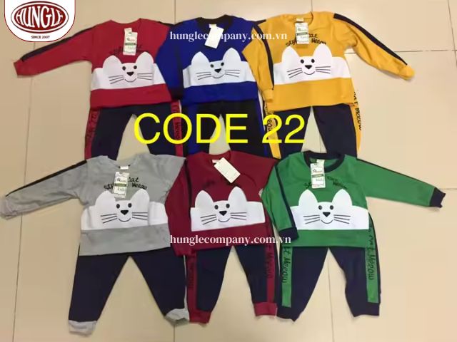Đồ bộ pijama cho bé trai được thiết kế da dạng mẫu mã