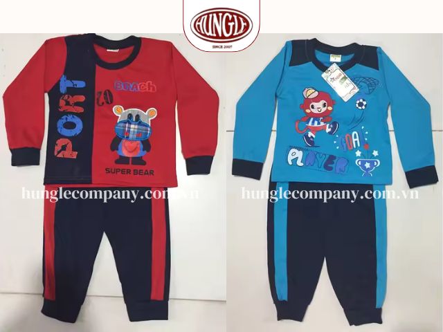 Đồ bộ pijama cho bé trai ngày càng được các mẹ ưa chuộng