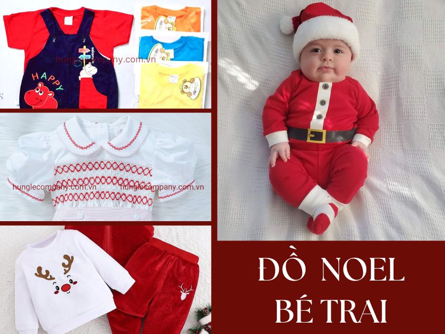 Đồ Noel bé trai năng động, đáng yêu