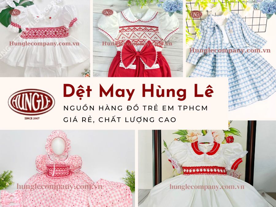 Đồ trẻ em TPHCM giá rẻ, chất lượng - Dệt May Hùng Lê