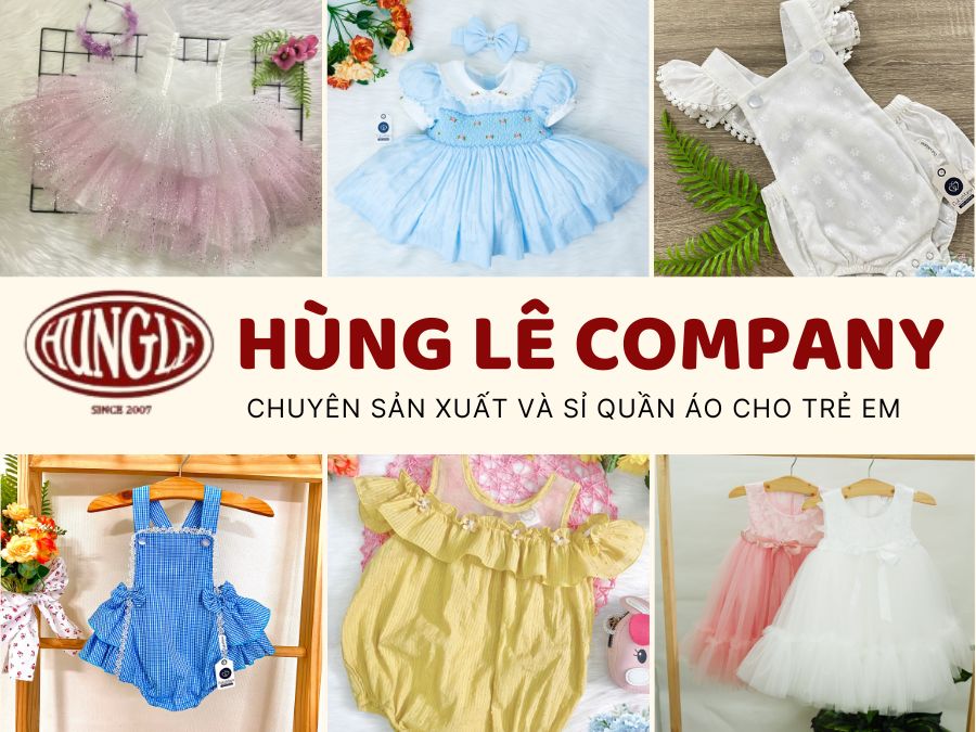 Hùng Lê Company chuyên sản xuất và phân phối sỉ quần áo trẻ em