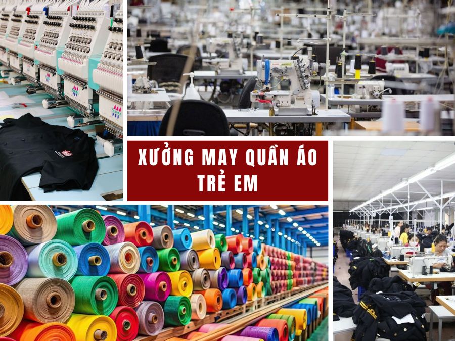Kinh nghiệm lựa chọn xưởng may quần áo trẻ em uy tín