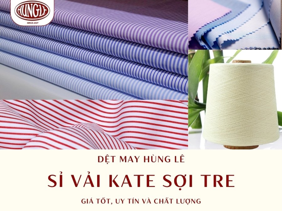 Nguồn sỉ vải kate sợi tre giá tốt, uy tín và chất lượng 