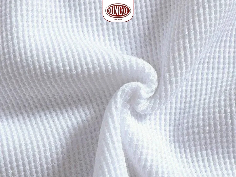 Vải thun cotton tổ ong có cấu trúc dệt đặc biệt